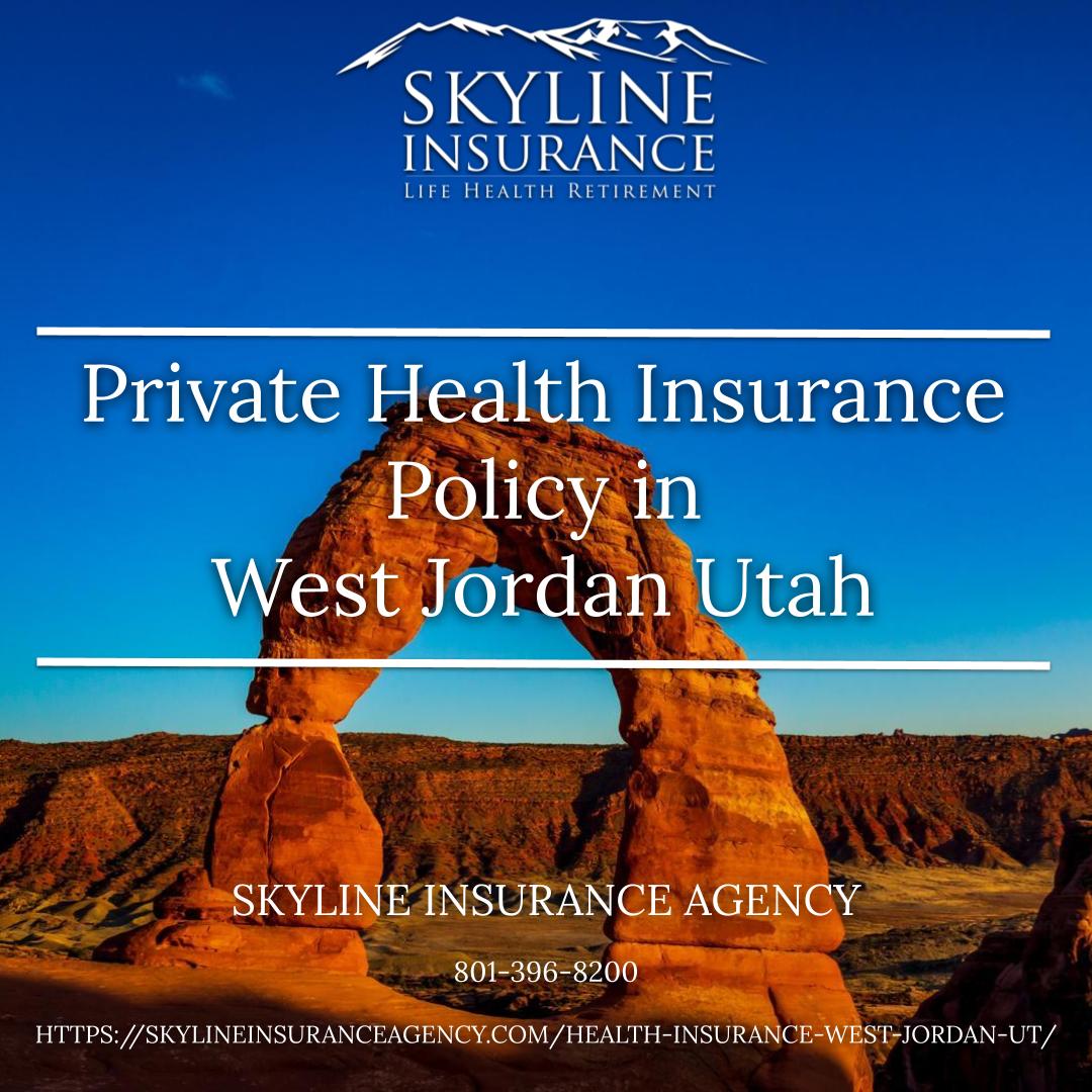 Private health insurance policies are becoming increasingly popular in the State of Utah. This is due in part to the fact that the Affordable Care Act has made it more difficult for people to obtain group health insurance coverage. Call Skyline Insurance Agency today at 801-396-8200 to speak with a licensed health insurance agent. We will review your individual needs and find a health insurance policy that works for you.